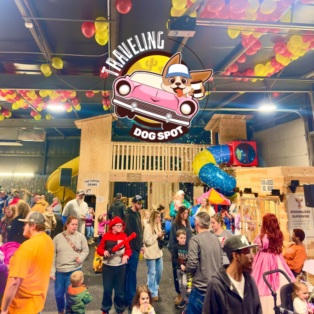 A vibrant and welcoming pet-friendly coffee shop featuring a spacious dog yard, a fun kids’ play area, and an EV charging station, creating the perfect stop for travelers and pet lovers in Marshfield, MO
